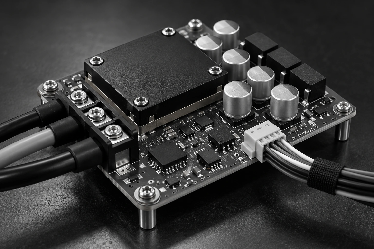 Embedded controller hardware on an engineering bench